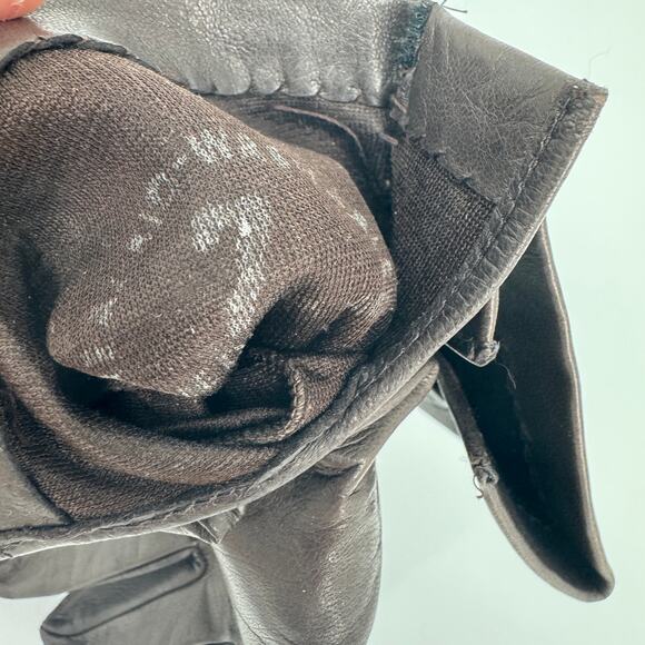 True Vintage‎ Leather Gloves Women's Size 7 Soft Buttery Leather - Picture 5 of 6